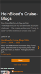 Mobile Screenshot of heinbloed-cruiseblogs.blogspot.com