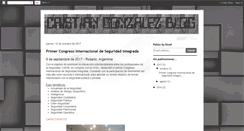 Desktop Screenshot of cristiangonzalezblog.blogspot.com