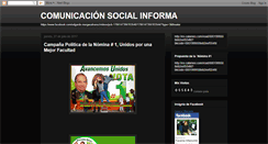 Desktop Screenshot of comunicacioninforma.blogspot.com