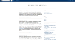 Desktop Screenshot of berglinda.blogspot.com