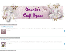 Tablet Screenshot of amandascraftspace.blogspot.com