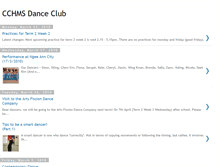 Tablet Screenshot of cchmsdanceclub.blogspot.com