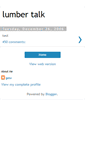 Mobile Screenshot of lumbertalk.blogspot.com