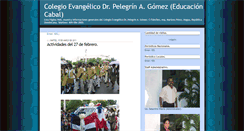 Desktop Screenshot of colegiopelegrin.blogspot.com