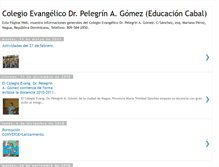 Tablet Screenshot of colegiopelegrin.blogspot.com