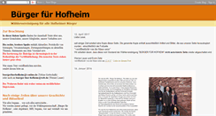 Desktop Screenshot of buerger-fuer-hofheim.blogspot.com