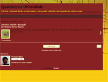 Tablet Screenshot of igualdadenadiversidade.blogspot.com