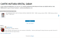 Tablet Screenshot of cantikmutiarailham.blogspot.com