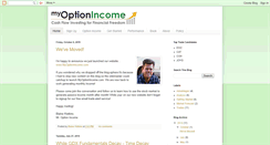 Desktop Screenshot of optionincome.blogspot.com