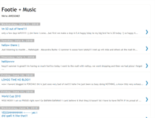 Tablet Screenshot of footie-music-mania.blogspot.com