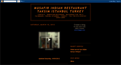 Desktop Screenshot of musafirindian.blogspot.com