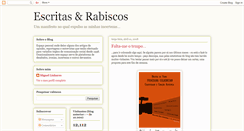 Desktop Screenshot of escritaserabiscos.blogspot.com
