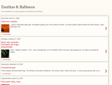 Tablet Screenshot of escritaserabiscos.blogspot.com