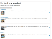 Tablet Screenshot of livelaughlovescrapbook.blogspot.com