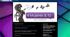 Desktop Screenshot of 4mujeresytu.blogspot.com