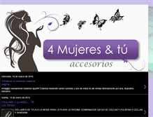 Tablet Screenshot of 4mujeresytu.blogspot.com