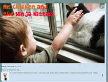 Tablet Screenshot of mrchickenandtheninjakitties.blogspot.com