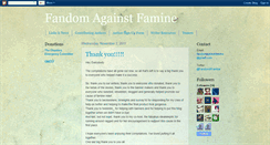 Desktop Screenshot of fandomagainstfamine.blogspot.com