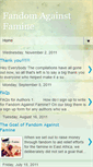 Mobile Screenshot of fandomagainstfamine.blogspot.com