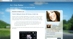 Desktop Screenshot of ajonlybetter.blogspot.com