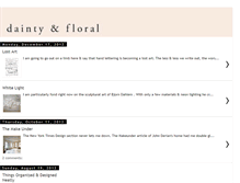 Tablet Screenshot of daintyandfloral.blogspot.com
