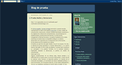 Desktop Screenshot of bloggerdeprueba2006.blogspot.com