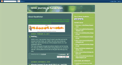 Desktop Screenshot of lovesjourneytokazakhstan.blogspot.com