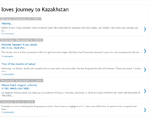 Tablet Screenshot of lovesjourneytokazakhstan.blogspot.com