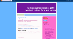 Desktop Screenshot of feministvisionsforeurope.blogspot.com
