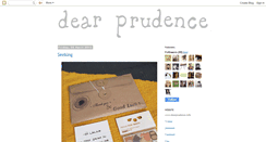 Desktop Screenshot of dear-pru.blogspot.com