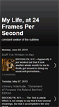 Mobile Screenshot of mylife24fps.blogspot.com