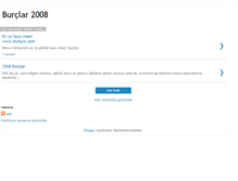 Tablet Screenshot of burclar-2008.blogspot.com