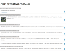 Tablet Screenshot of clubdeportivocoreano.blogspot.com