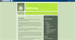 Desktop Screenshot of light-therapy-info.blogspot.com