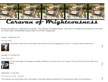 Tablet Screenshot of caravanofwrighteousness.blogspot.com