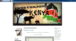 Desktop Screenshot of kenyaekskursjonen.blogspot.com