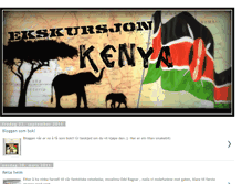 Tablet Screenshot of kenyaekskursjonen.blogspot.com