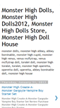 Mobile Screenshot of monsterhighdollsforsale.blogspot.com