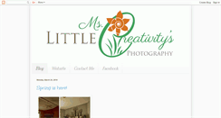 Desktop Screenshot of littlemscreativity.blogspot.com