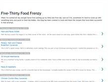 Tablet Screenshot of fivethirtyfoodfrenzy.blogspot.com