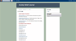 Desktop Screenshot of anxietyreliefblog.blogspot.com