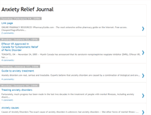 Tablet Screenshot of anxietyreliefblog.blogspot.com