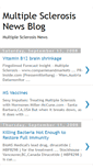 Mobile Screenshot of multiplesclerosisnewsblog.blogspot.com