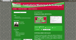 Desktop Screenshot of contraloriaecatepec.blogspot.com