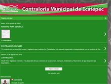 Tablet Screenshot of contraloriaecatepec.blogspot.com
