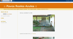 Desktop Screenshot of pavosreales.blogspot.com