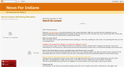Desktop Screenshot of news4india.blogspot.com