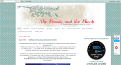 Desktop Screenshot of beautyandthecheap.blogspot.com