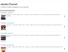 Tablet Screenshot of ebookschannel.blogspot.com