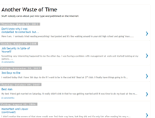 Tablet Screenshot of anotherwasteoftime.blogspot.com